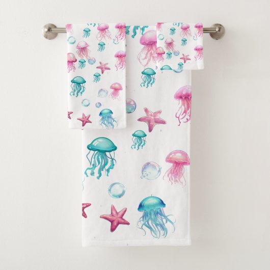 Quallen Badhandtuch Set (Insitu)