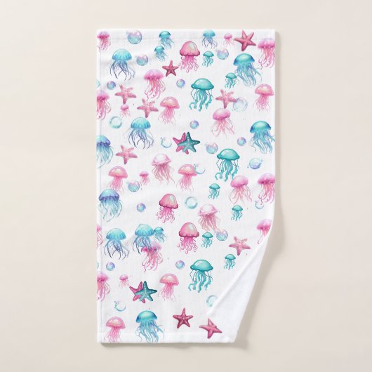 Quallen Badhandtuch Set (Handtuch)