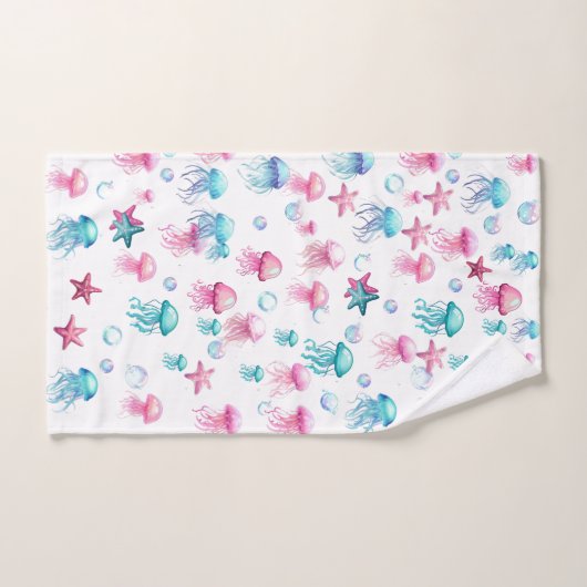 Quallen Badhandtuch Set (Handtuch)