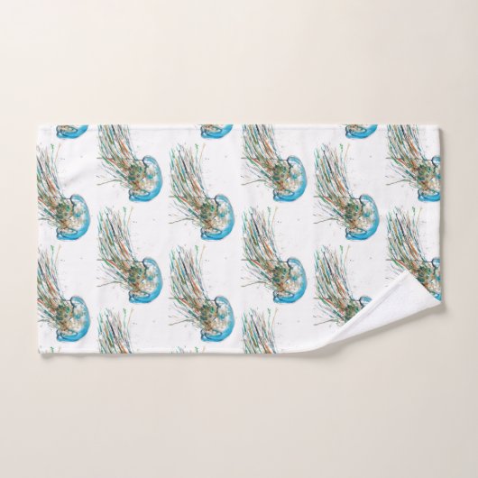 Quallen Badhandtuch Set (Handtuch)