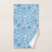 Quallen Badhandtuch Set (Handtuch)