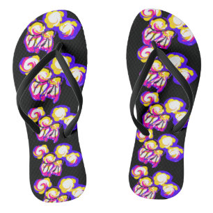 Quallen bilden Blasen Badesandalen