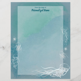 Quallen-Blätter, ungesäumt