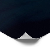Quallen Bright Translucent Blue Portrait Poster (Ecke)