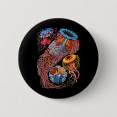 Quallen Button (Vorderseite)