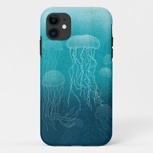 Quallen Case-Mate iPhone Hülle (Rückseite)
