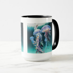 Quallen Combo-Tasse, 15 oz Tasse