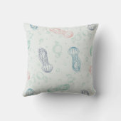 Quallen Drift Doppelseitig Kissen (Rückseite)