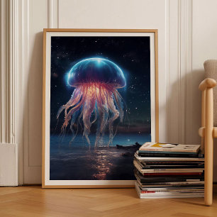 Quallen-Druck Quallen-Plakat Cottagecore-Druck Poster