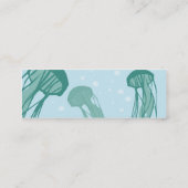 Quallen - dünn mini visitenkarte (Rückseite)