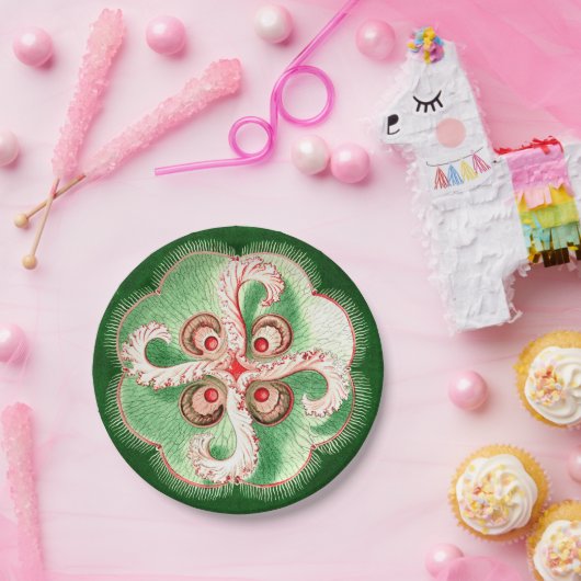 Quallen Ernst Haeckels Discomedusae (Aurelia) Pappteller (Party)