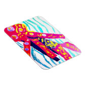 Quallen farbenfroher Sommer  Magnet (Rechte Seite)