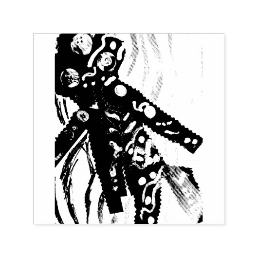Quallen farbenfroher Sommer Permastempel (Design)