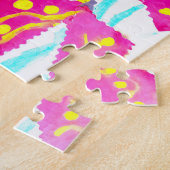 Quallen farbenfroher Sommer Puzzle (Seite)
