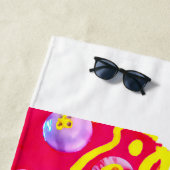 Quallen farbenfroher Sommer Strandtuch (Beispiel)