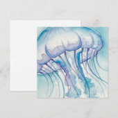 Quallen Feiertagskarte (Vorne/Hinten)