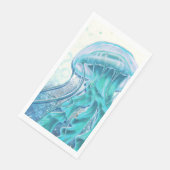 Quallen | Fesselnd Grace Paper Handtuch Serviette (Ecke)