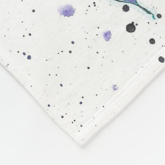 Quallen-Fleece-Decke Fleecedecke (Ecke)