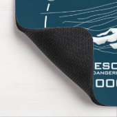 Quallen Fossilien Mousepad (Ecke)