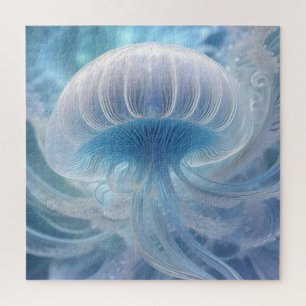 Quallen Fraktal Art unter Meer, Puzzle