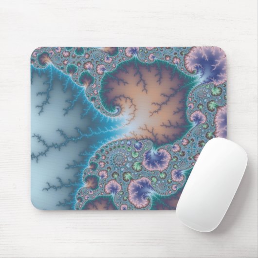 Quallen - Fraktal Mousepad (Mit Mouse)