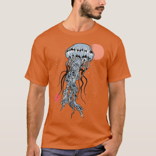 Quallen Galaxy Space Ocean Animal Scuba Diving D T-Shirt