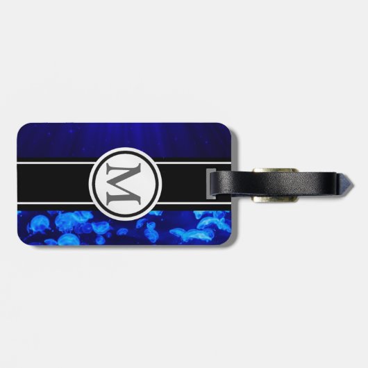 Quallen Gepäckanhänger (Rückseite horizontal)