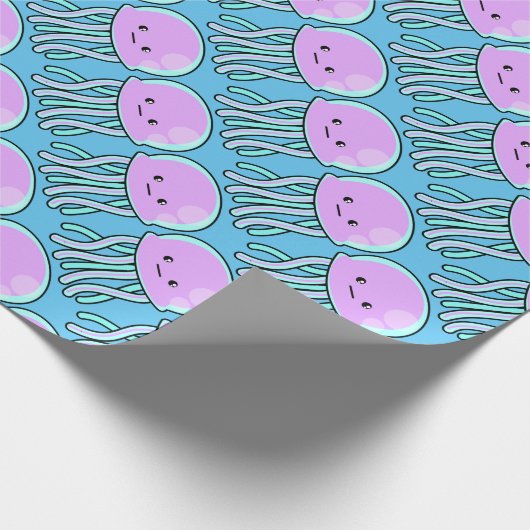 Quallen Geschenkpapier (Ecke)