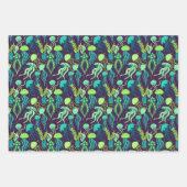 Quallen Geschenkpapier Set (Vorderseite 2)