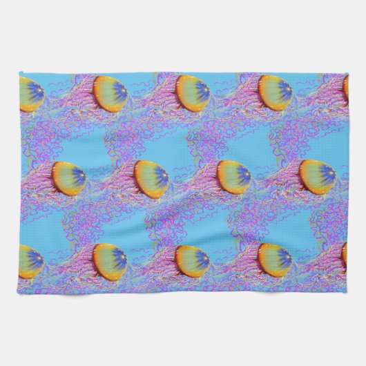 Quallen Geschirrtuch (Horizontal)