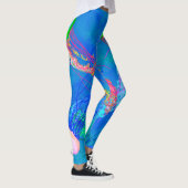 Quallen in blau - Leggings (Rechts)