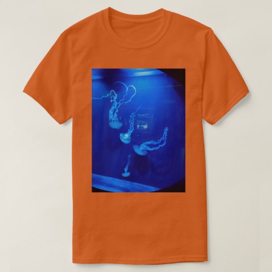 Quallen in blau T-Shirt (Design vorne)