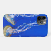 Quallen in blauem Wasser Case-Mate iPhone Hülle (Rückseite (Horizontal))