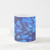 Quallen in Deep Blue Sea Mattglastasse (Vorderseite Links)