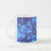 Quallen in Deep Blue Sea Mattglastasse (Links)