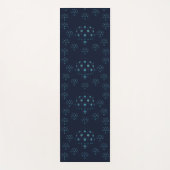 Quallen in Deep Blue Yogamatte (Vorderseite)