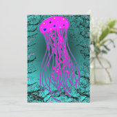 Quallen in der Tiefseefischerei Einladung (Stehend Vorderseite)