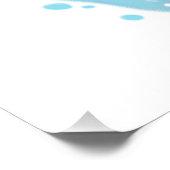 Quallen in Ocean Paper Art Illustration Poster (Ecke)