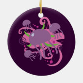 Quallen Keramik Ornament (Hinten)