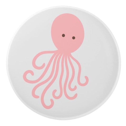 Quallen-Keramik Pull Keramikknauf (Vorderseite)