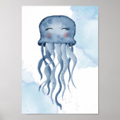 Quallen Kinderzimmer Poster Sea Animal Kids (Vorne)