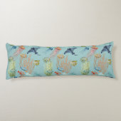 Quallen Korallen und Fische Seitenschläferkissen (Rückseite)