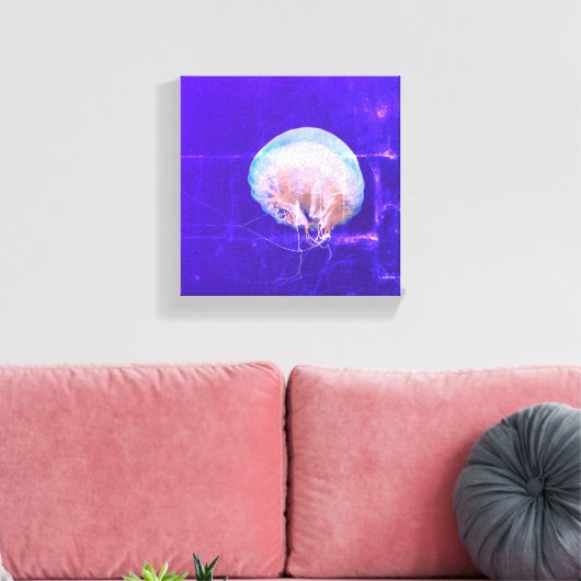Quallen Leinwanddruck (Insitu (Wohnzimmer))