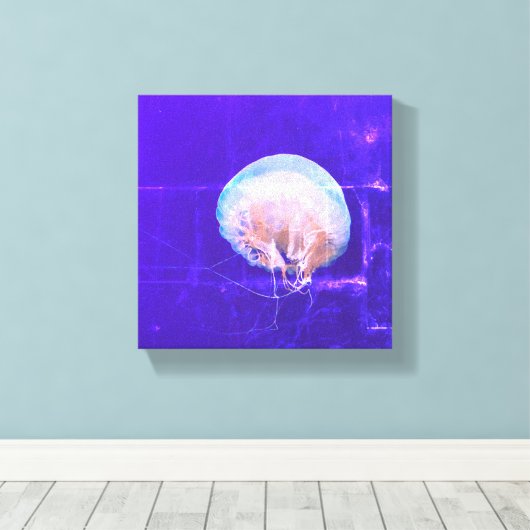 Quallen Leinwanddruck (Insitu (Holzboden))