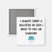 Quallen Magnet (Vorderseite/Rückseite)