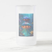 Quallen Mattglas Bierglas (Mittel)