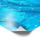 Quallen, Meere, Meer Fotodruck (Ecke)