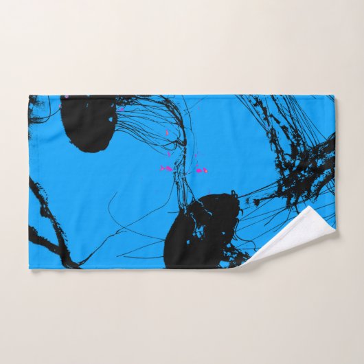 Quallen - Meerestiere Badhandtuch Set (Handtuch)