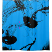 Quallen - Meerestiere Duschvorhang (Vorderseite)