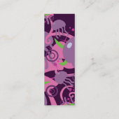 Quallen Mini Visitenkarte (Rückseite)